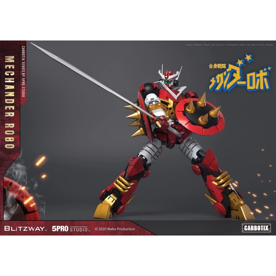 5PRO Studio Blitzway Carbotix Hybrid Carbon Action Figure Series CX-003 Mechander Robot 15 5PRO Studio Blitzway Carbotix Hybrid Carbon Action Figure Series CX-003 Mechander Robot - immagine 15