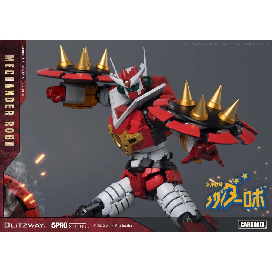 5PRO Studio Blitzway Carbotix Hybrid Carbon Action Figure Series CX-003 Mechander Robot 9 5PRO Studio Blitzway Carbotix Hybrid Carbon Action Figure Series CX-003 Mechander Robot - immagine 9
