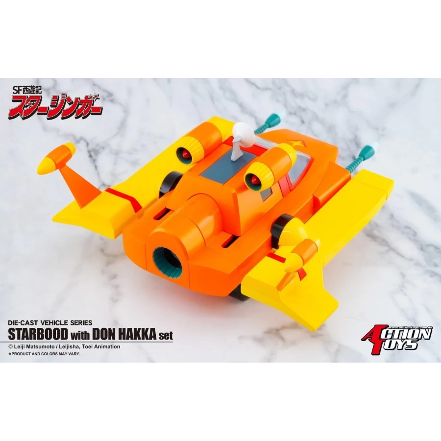 Action Toys Die-Cast Vehicle Series Sci-Fi West Saga Starzinger Starbood With Don Hakka Set 3 Action Toys Die-Cast Vehicle Series Sci-Fi West Saga Starzinger Starbood With Don Hakka Set - immagine 3