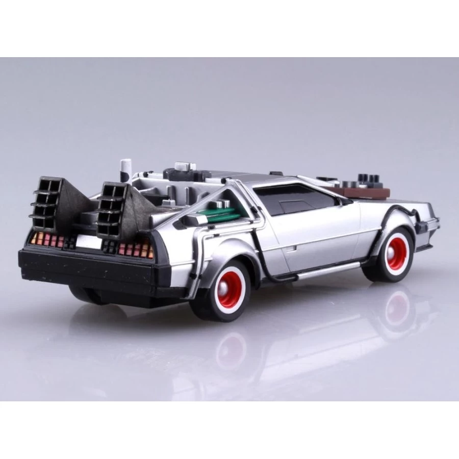 Aoshima Movie Mecha Series 13 Back To The Future III DeLorean 1/43 Scale Model Kit 6 Aoshima Movie Mecha Series 13 Back To The Future III DeLorean 1/43 Scale Model Kit - immagine 6