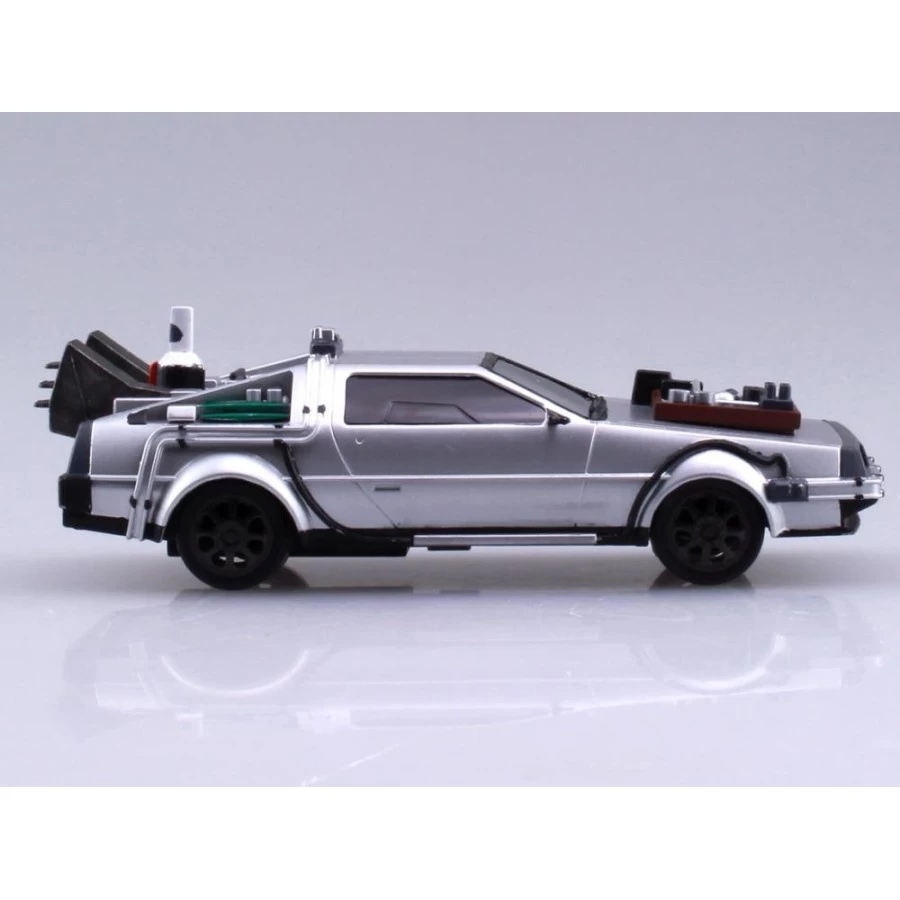 Aoshima Movie Mecha Series 13 Back To The Future III DeLorean 1/43 Scale Model Kit 1 Aoshima Movie Mecha Series 13 Back To The Future III DeLorean 1/43 Scale Model Kit