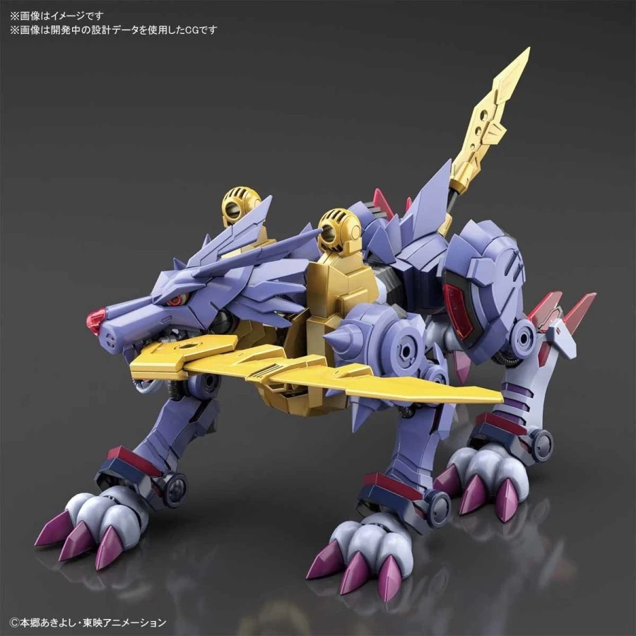 Bandai Figure-Rise Digimon Metal Garurumon Amplified 5 Bandai Figure-Rise Digimon Metal Garurumon Amplified - immagine 5
