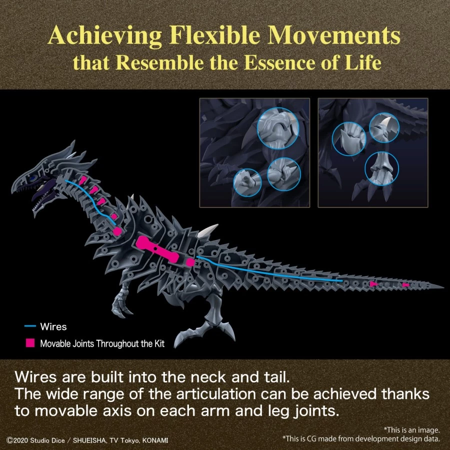 Bandai Figure-Rise Yu-Gi-Oh Duel Monsters Blue-Eyes White Dragon 8 Bandai Figure-Rise Yu-Gi-Oh Duel Monsters Blue-Eyes White Dragon - immagine 8