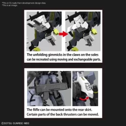 Bandai High Grade HG 1/144 Mobile Suit Gundam ASW-G-32 Gundam Asmoday -Negozio Di Giocattoli bandai high grade hg 1144 mobile suit gundam asw g 32 gundam asmoday 4