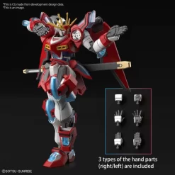 Bandai High Grade HGGBM 1/144 Mobile Suit Gundam Shin Burning -Negozio Di Giocattoli bandai high grade hggbm 1144 mobile suit gundam shin burning 3