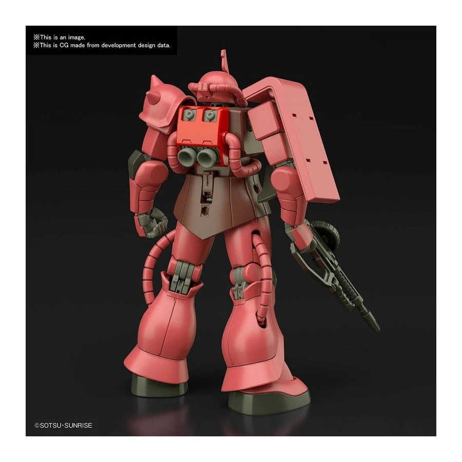 Bandai High Grade HGUC 1/144 Mobile Suit Gundam MS-06S Zaku II 2 Bandai High Grade HGUC 1/144 Mobile Suit Gundam MS-06S Zaku II - immagine 2