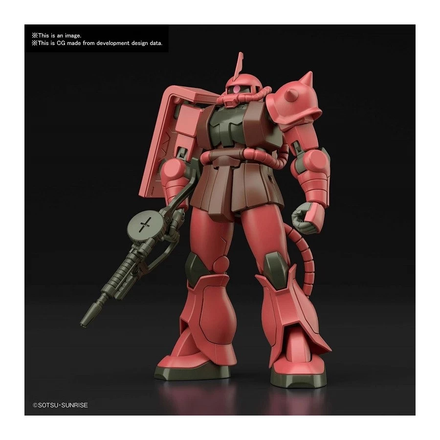 Bandai High Grade HGUC 1/144 Mobile Suit Gundam MS-06S Zaku II 1 Bandai High Grade HGUC 1/144 Mobile Suit Gundam MS-06S Zaku II