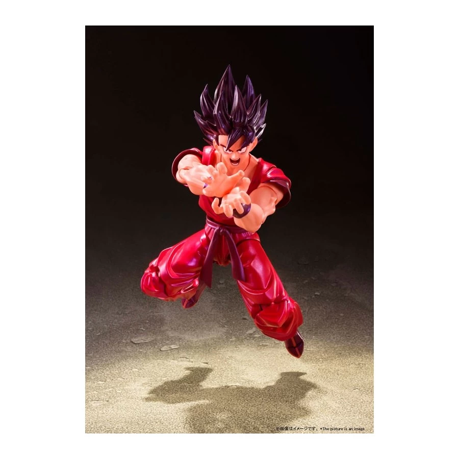 Bandai S.H. Figuarts Dragon Ball Z Son Goku Kaioken 2 Bandai S.H. Figuarts Dragon Ball Z Son Goku Kaioken - immagine 2