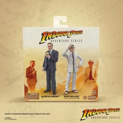 Hasbro Indiana Jones Adventure Series Indiana Jones Raiders Of The Lost Ark Marcus Brody & René Belloq Ark Showdown -Negozio Di Giocattoli hasbro indiana jones adventure series indiana jones raiders of the lost ark marcus brody rene belloq ark showdown 7