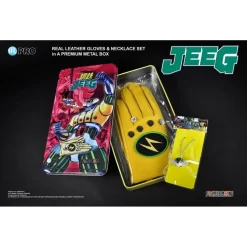 HL Pro Kotetsu Jeeg Robot Metal Box Set Gloves & Necklace L Talgia -Negozio Di Giocattoli hl pro kotetsu jeeg robot metal box set gloves necklace l 2