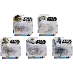 MATTEL Hot Wheels Star Wars Starship Assortment Of 6 Vehicles