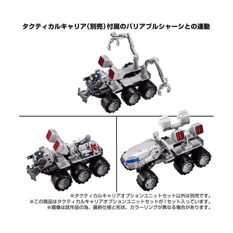Takara Tomy Diaclone Reboot TM-09 Tactical Carrier Option Unit Exclusive Set 8 Takara Tomy Diaclone Reboot TM-09 Tactical Carrier Option Unit Exclusive Set - immagine 8
