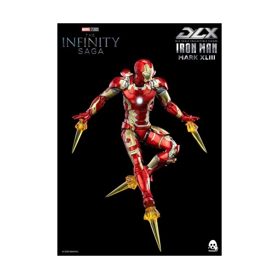 Threezero Avengers Infinity Saga DLX Iron Man Mark XLIII 1/12 Scale 12 Threezero Avengers Infinity Saga DLX Iron Man Mark XLIII 1/12 Scale - immagine 12