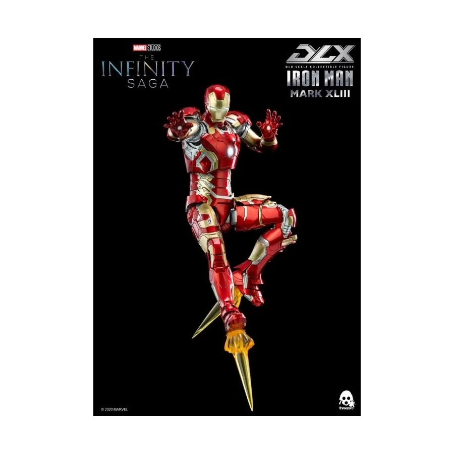 Threezero Avengers Infinity Saga DLX Iron Man Mark XLIII 1/12 Scale 13 Threezero Avengers Infinity Saga DLX Iron Man Mark XLIII 1/12 Scale - immagine 13