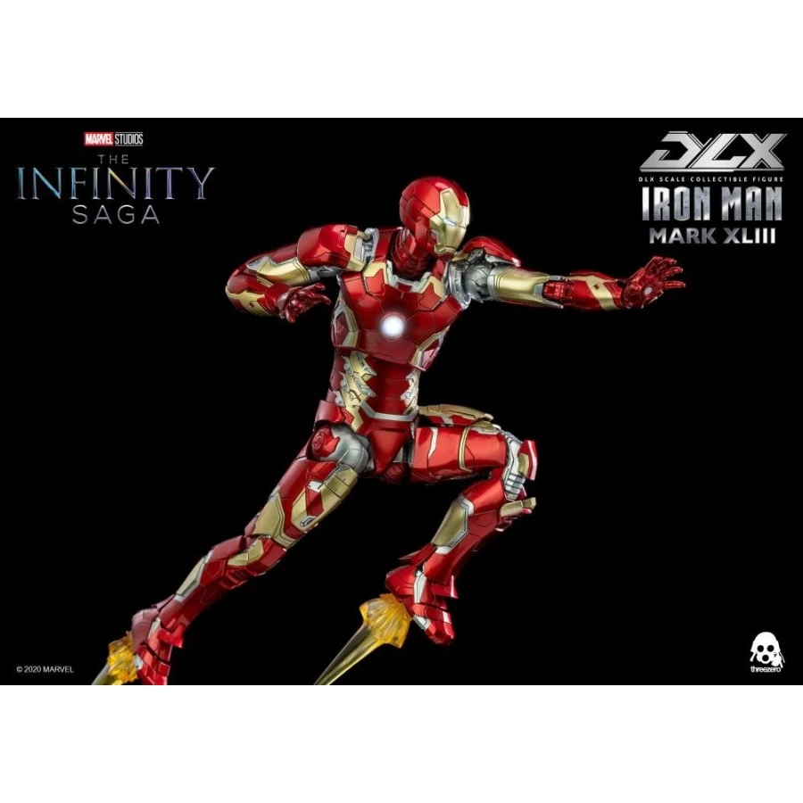 Threezero Avengers Infinity Saga DLX Iron Man Mark XLIII 1/12 Scale 14 Threezero Avengers Infinity Saga DLX Iron Man Mark XLIII 1/12 Scale - immagine 14