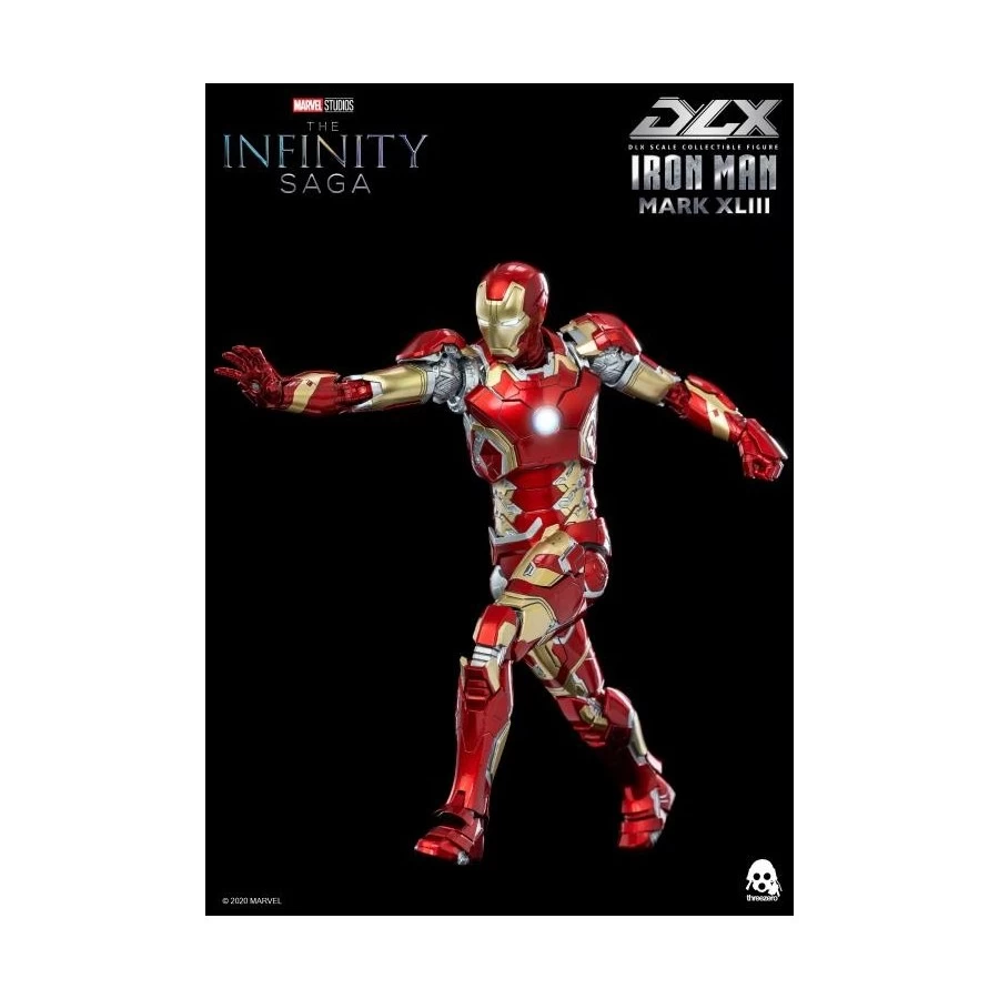 Threezero Avengers Infinity Saga DLX Iron Man Mark XLIII 1/12 Scale 7 Threezero Avengers Infinity Saga DLX Iron Man Mark XLIII 1/12 Scale - immagine 7