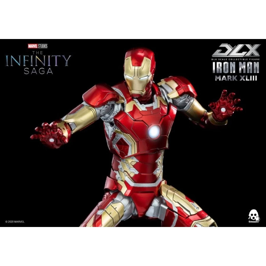 Threezero Avengers Infinity Saga DLX Iron Man Mark XLIII 1/12 Scale 9 Threezero Avengers Infinity Saga DLX Iron Man Mark XLIII 1/12 Scale - immagine 9