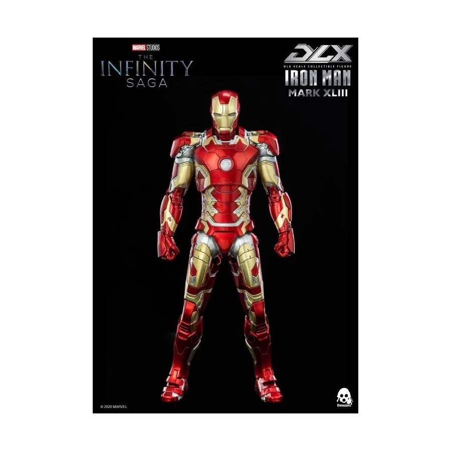 Threezero Avengers Infinity Saga DLX Iron Man Mark XLIII 1/12 Scale 1 Threezero Avengers Infinity Saga DLX Iron Man Mark XLIII 1/12 Scale