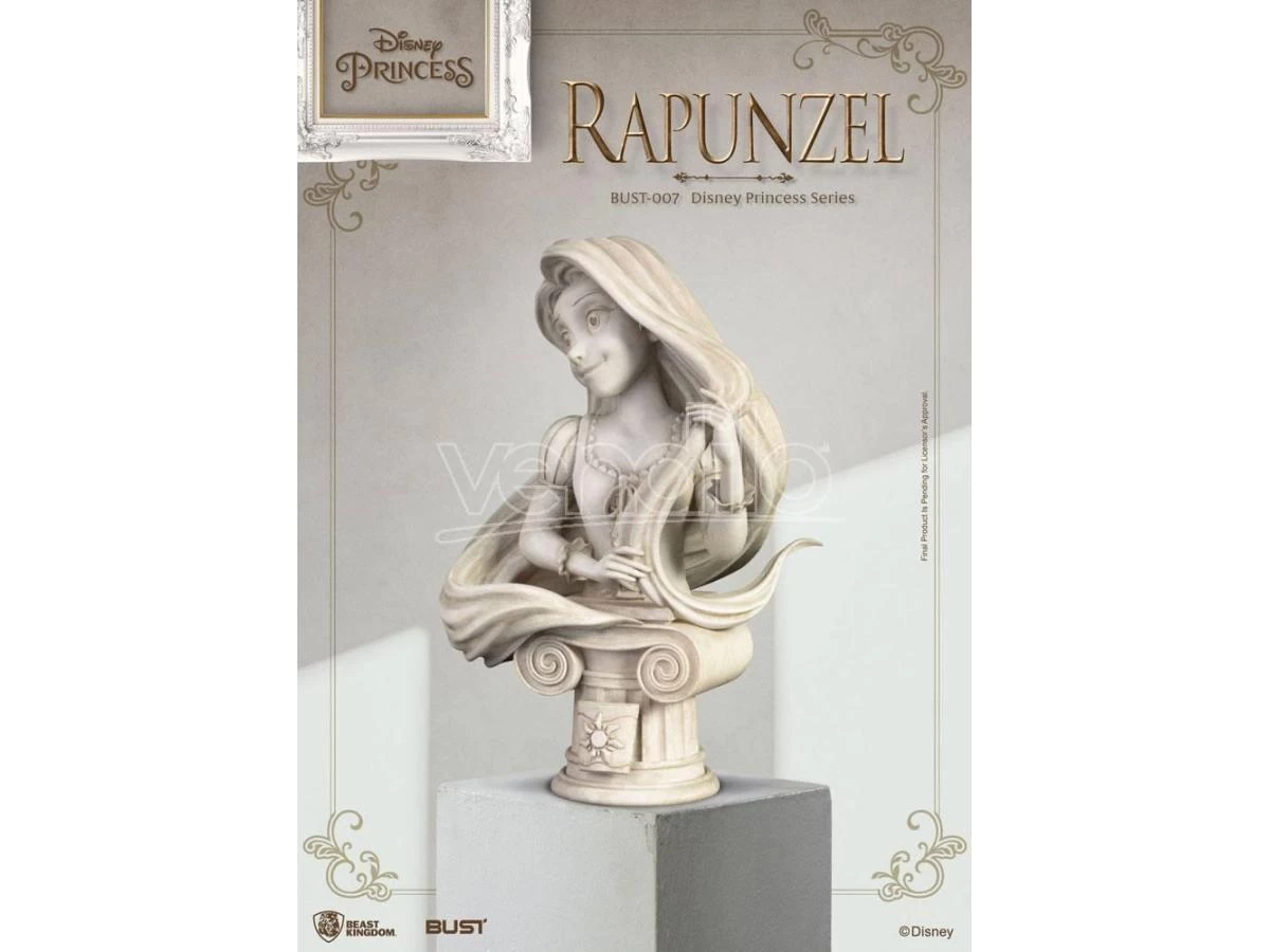 Disney Princess Series Pvc Busto Rapunzel 15 Cm Beast Kingdom Toys 2 Disney Princess Series Pvc Busto Rapunzel 15 Cm Beast Kingdom Toys - immagine 2