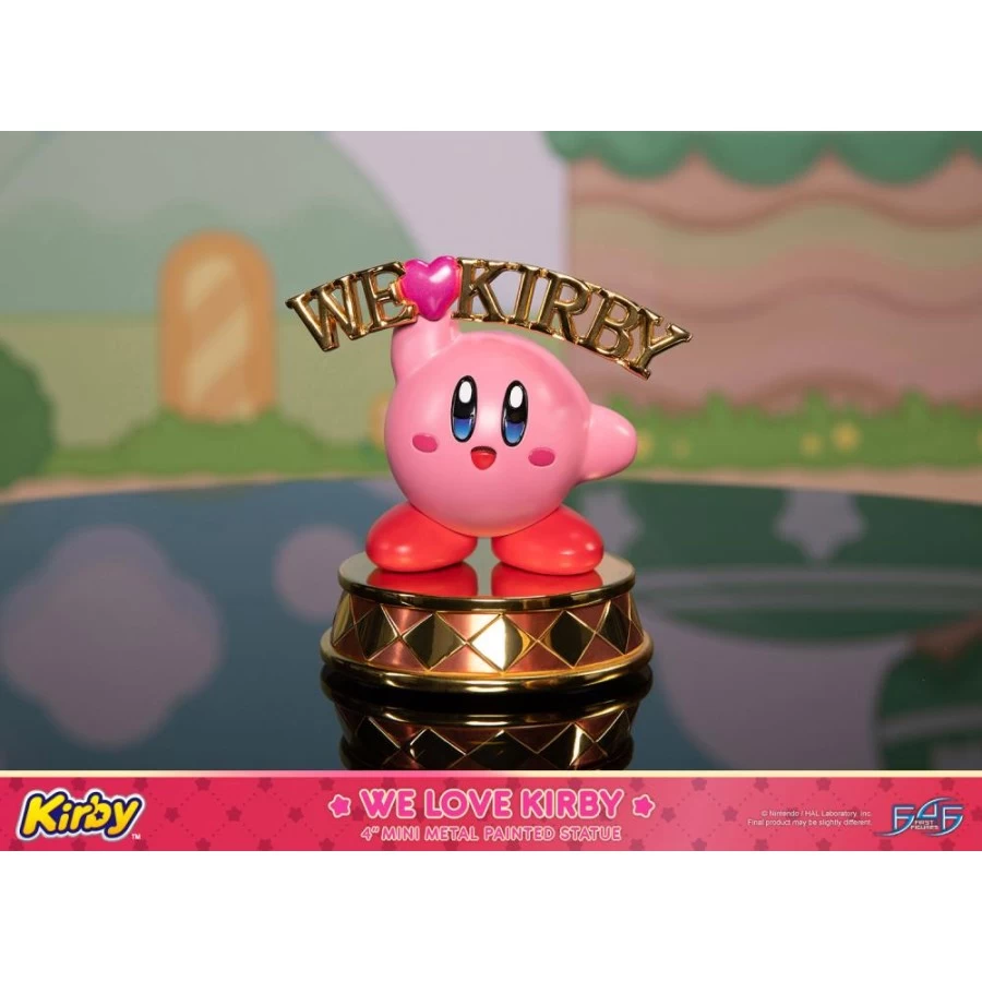First 4 Figures Mini Metal Painted Staute We Love Kirby 2 First 4 Figures Mini Metal Painted Staute We Love Kirby - immagine 2