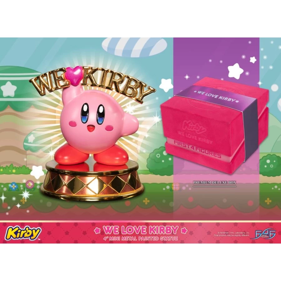 First 4 Figures Mini Metal Painted Staute We Love Kirby 1 First 4 Figures Mini Metal Painted Staute We Love Kirby