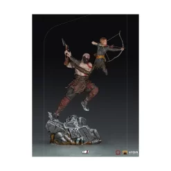 Iron Studio God Of War Battle Diorama Series Kratos & Atreus 1/10 Art Scale Limited Edition Statue -Negozio Di Giocattoli iron studio god of war battle diorama series kratos atreus 110 art scale limited edition statue 3