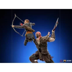 Iron Studio God Of War Battle Diorama Series Kratos & Atreus 1/10 Art Scale Limited Edition Statue -Negozio Di Giocattoli iron studio god of war battle diorama series kratos atreus 110 art scale limited edition statue 8