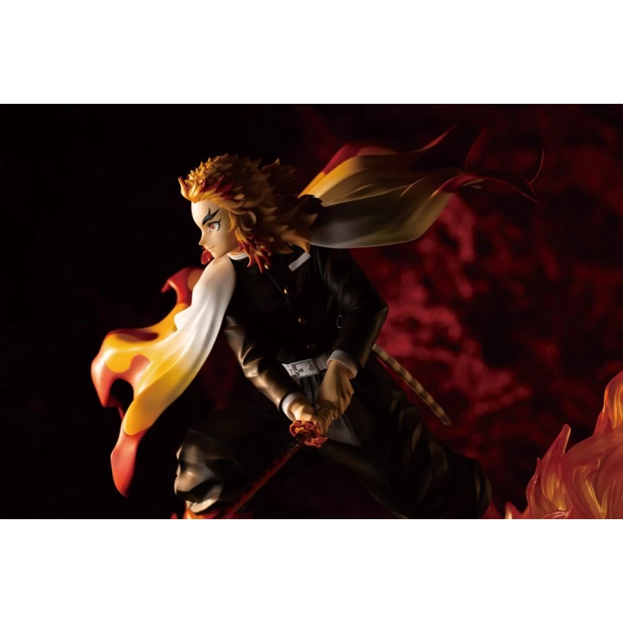 Kotobukiya ARTFX J Demon Slayer Kimetsu No Yaiba Kyojuro Rengoku Bonus Edition 13 Kotobukiya ARTFX J Demon Slayer Kimetsu No Yaiba Kyojuro Rengoku Bonus Edition - immagine 13