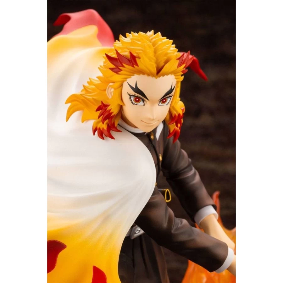 Kotobukiya ARTFX J Demon Slayer Kimetsu No Yaiba Kyojuro Rengoku Bonus Edition 9 Kotobukiya ARTFX J Demon Slayer Kimetsu No Yaiba Kyojuro Rengoku Bonus Edition - immagine 9