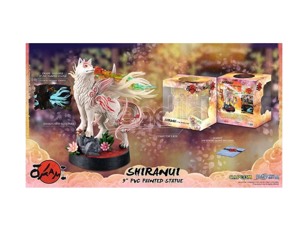 Okami Pvc Statua Shiranui (standard Pose) 23 Cm First 4 Figures 2 Okami Pvc Statua Shiranui (standard Pose) 23 Cm First 4 Figures - immagine 2